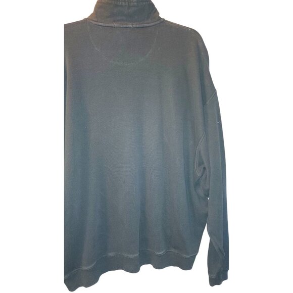 Tommy Bahama Black 1/4 Zip Pullover Sweatshirt 2x - Picture 5 of 10